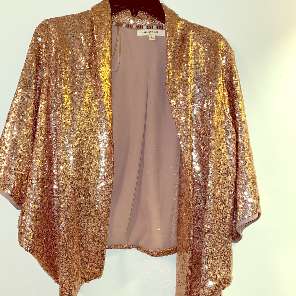 Rose gold jacket